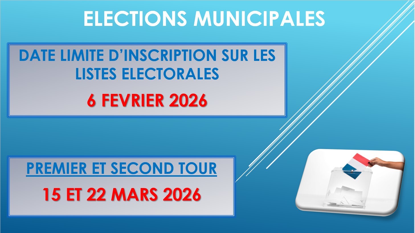 Elections municipales